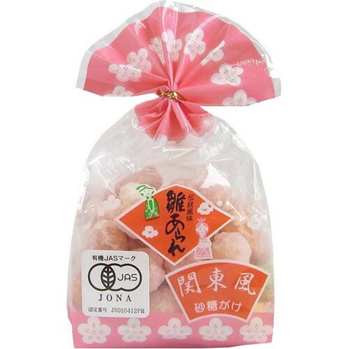 精華堂 雛あられ 関東風砂糖がけ(60g)