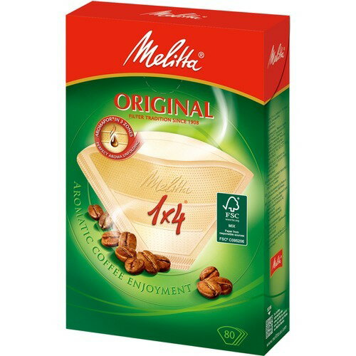 メリタ フィルターペーパー オリジナル ナチュラルブラウン  PO-148B(80枚入)