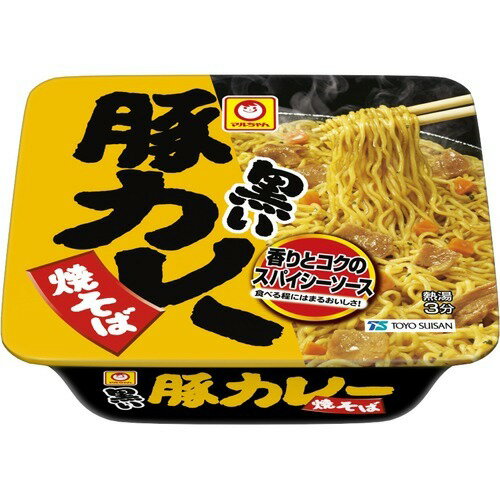 楽天市場】東洋水産 マルちゃん 黒い豚カレー焼そば(111g) | 価格比較
