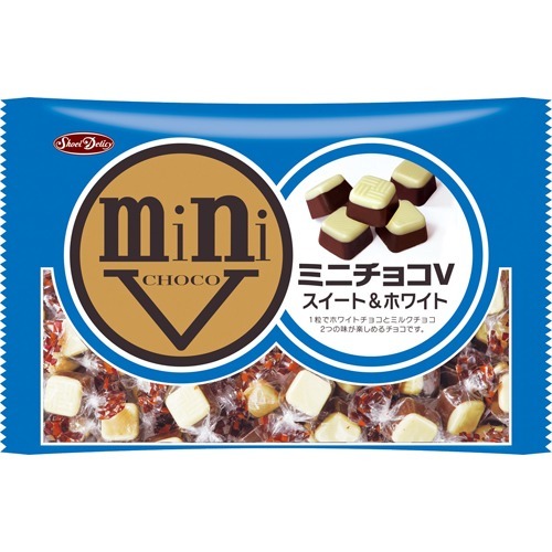 楽天市場】正栄食品工業 ミニチョコV スイート＆ホワイト(181g