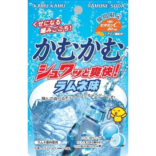 楽天市場】三菱食品 かむかむ シュワッと爽快 ラムネ味(30g) | 価格