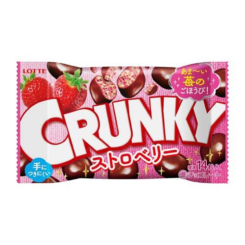 楽天市場】ロッテ クランキーポップジョイ ストロベリー(32g) | 価格