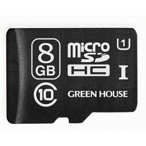 グリーンハウス microSDHCカード 8GB UHS-I Class10(1コ入)