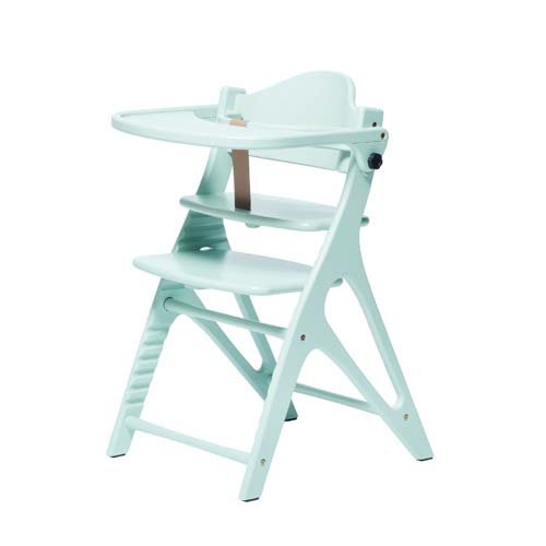 アッフル チェア 安全ベルト・テーブル付 ハーブグリーン(1台)