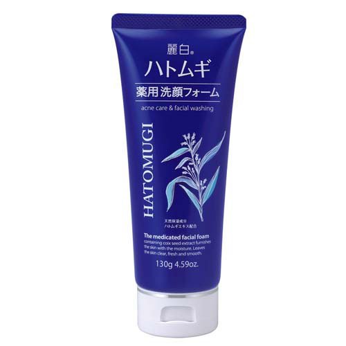 熊野油脂 麗白 ハトムギ 薬用 洗顔フォーム 130g