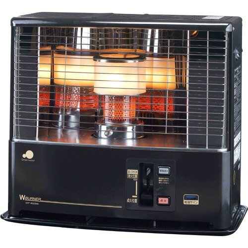 VMPD7-84-2 Greenwood GKP-P248N ブラック ストーブ Green Wood グリーンウッド 石油ストーブ 木造7畳 コンクリート9