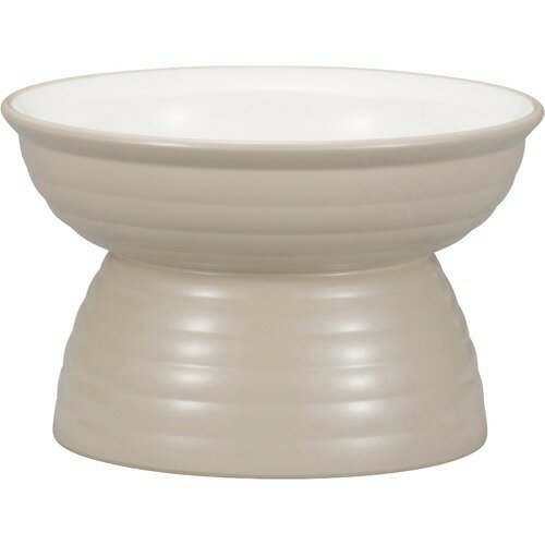 ペット食器 みやわん 脚付きフードボウル ベージュ 175ml(1個)