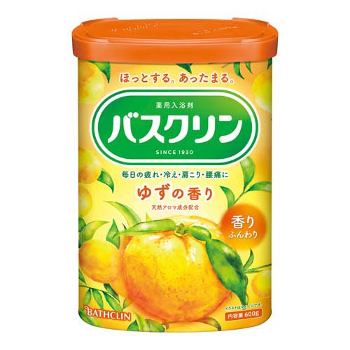 アース製薬 バスクリン ゆずの香り バスクリン ゆずの香り 600g