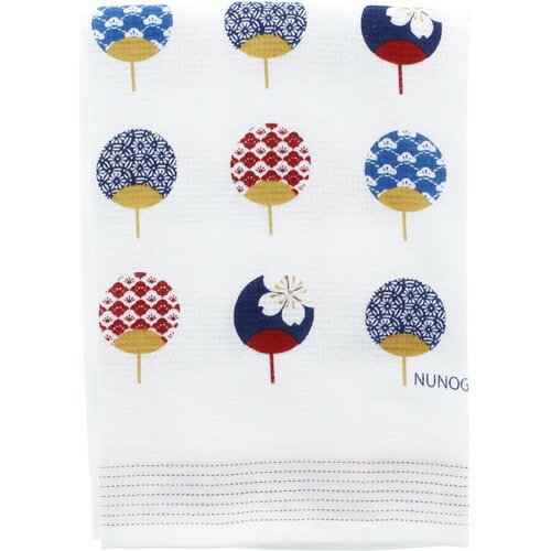 布ごよみ 大きなタオルてぬぐい 小紋うちわ 約58*120cm 52535-002(1枚)