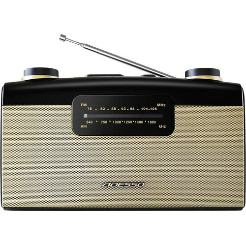 楽天市場】アデッソ アデッソ レトロAM/FMラジオ RA-601 RD | 価格比較