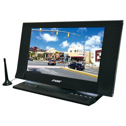 【美品】ＦＵＺＥ　ＤＶＤプレーヤー内蔵テレビ　１４インチ　ＰＤＶ１４０ＢＫ 楽天市場】デレクト・ビュー FUZE DVDプレーヤー搭載 スライド式