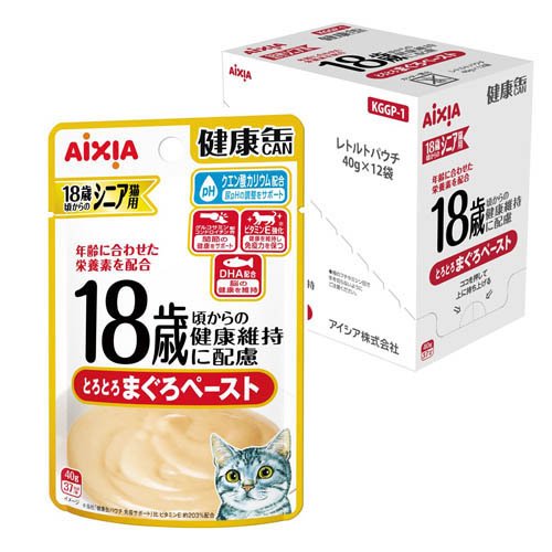 健康缶パウチ 18歳からのとろとろまぐろペースト (  40g×12袋入 )/ 18歳からの健康缶
