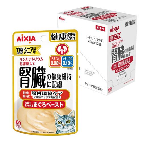 健康缶パウチ シニア猫用 腸内環境ケア( 40g×12袋入)