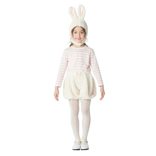 ハロウィン 仮装衣装 COS ホワイトラパン120(1セット)