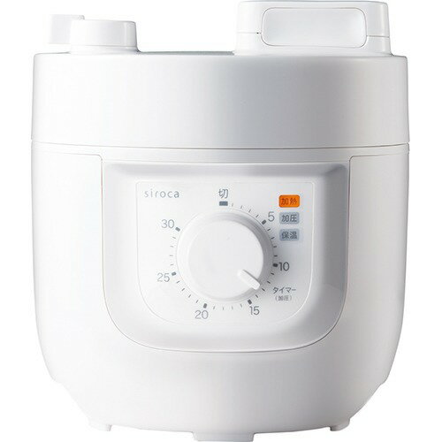 楽天市場】シロカ siroca 電気圧力鍋 コンパクト SP-D121 ホワイト