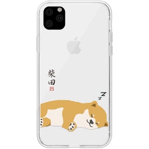 アビィフレンズ iPhone 11 Pro Max しばたさん クリアケース 昼寝 ABF17117i65R(1個)