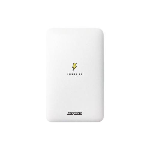 ディーパークス ケーブル内蔵型モバイルバッテリー 5000mAh 雷 DS9510(1台)