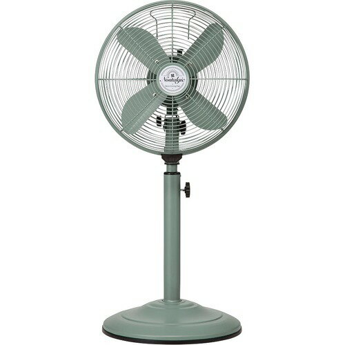 DOSHISHA 扇風機　FLT-301-SI シルバー DOSHISHA(ドウシシャ)/メタルリビングファン レトロ 首振り 風量