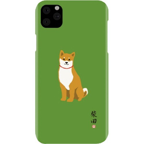 アビィフレンズ iPhone 11 Pro しばたさんケース グリーン ABF17071i58R(1個)