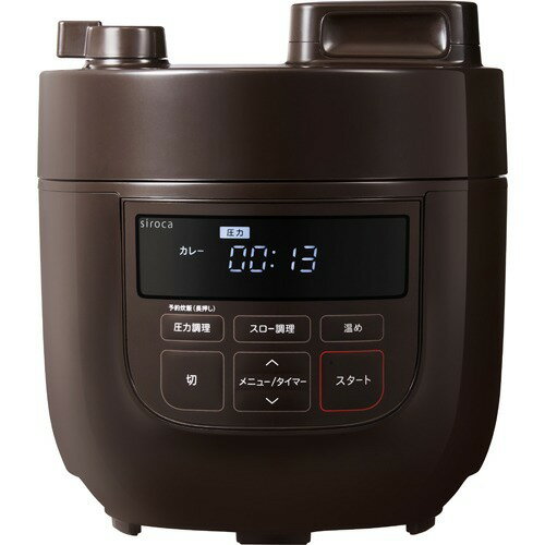 楽天市場】シロカ siroca 電気圧力鍋 おうちシェフPRO レッド SP
