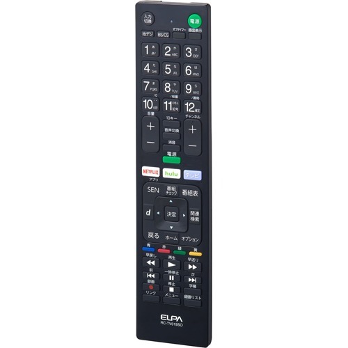 ELPA テレビリモコン ソニー用 RC-TV019SO
