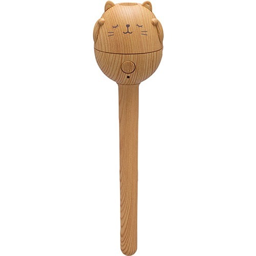 うるおいにゃんこ パーソナル加湿器 木目調 ナチュラルウッド(1セット)