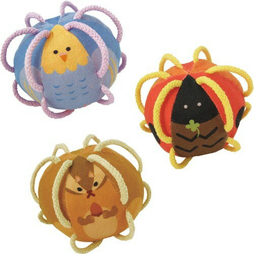 シャオール わっかボールミニ インコ+てんとうむし+しまりす SHA101-3SET(1セット)