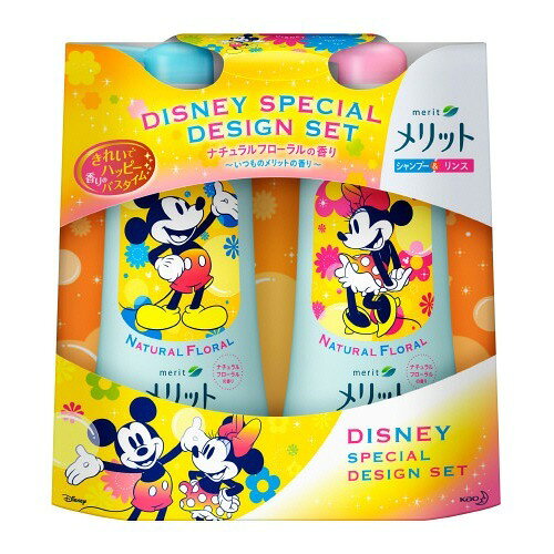楽天市場】花王 メリット シャンプー＆リンス ポンプペア ミッキー