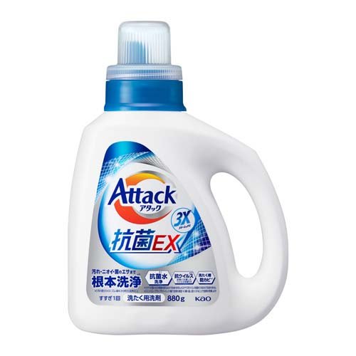 アタック抗菌EX 洗濯洗剤 本体(880g)
