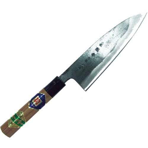 黒打 舟行包丁 クルミ柄 スーパー鋼 165mm(1本入)
