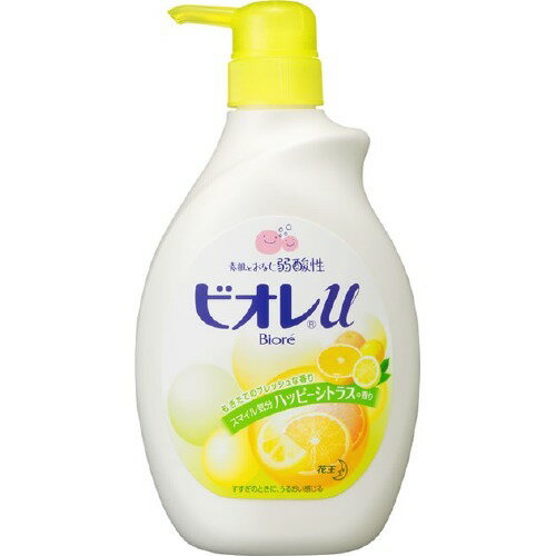 楽天市場】花王 花王 ビオレu ハッピーシトラスの香り ポンプ(580mL