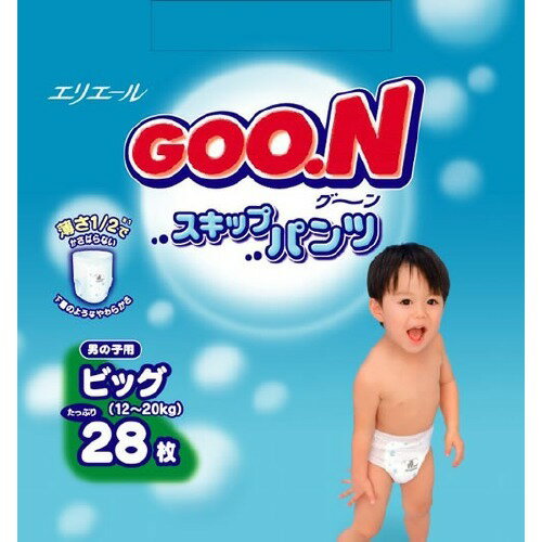 楽天市場】大王製紙 グーン(GOO.N) スキップパンツ 男の子(BIGサイズ