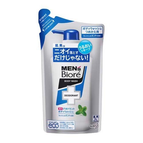 Biore(ビオレ) メンズビオレ 薬用デオドラントボディ ウォッシュ フレッシュなミントの香り つめかえ用 380ml