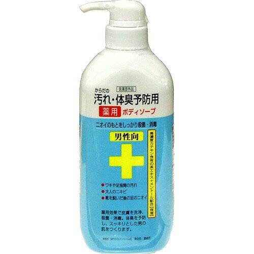 からだの汚れ・体臭予防 薬用ボディソープ 男性向 CTY-BM 450ml