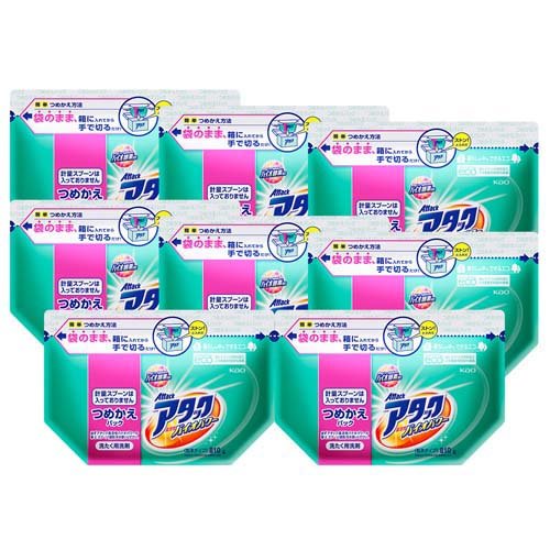 アタック 高活性バイオパワー 粉末 洗濯洗剤 詰替 梱販売用(810g*8個入)