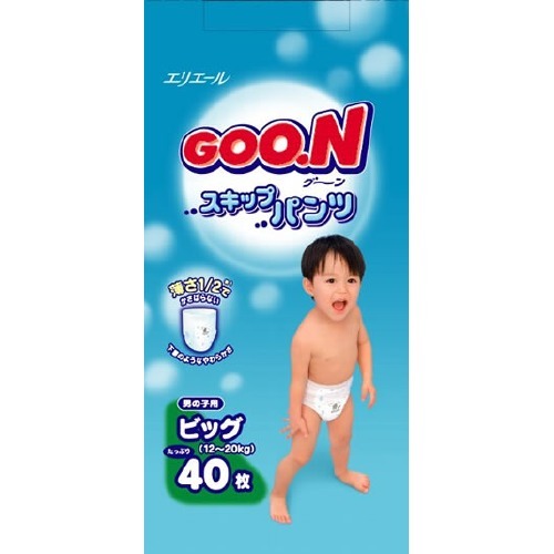 楽天市場】大王製紙 グーン(GOO.N) スキップパンツ 男の子(Lサイズ*46
