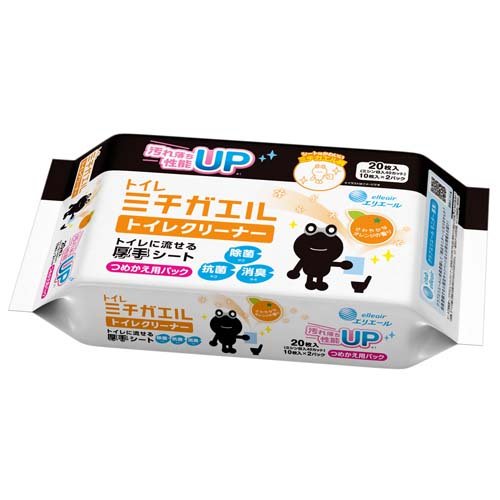 大王製紙 ミチガエル トイレクリーナー エリエール ミチガエル トイレクリーナー つめかえ用 20枚