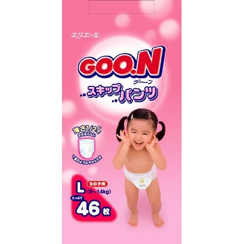 楽天市場】大王製紙 グーン(GOO.N) スキップパンツ ハイハイからあんよ 