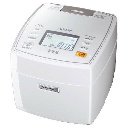 Mitsubishi NJ-AWA10-W 炊飯器 本炭釜 白真珠 5.5合 三菱電機 本炭釜