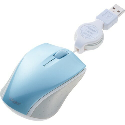 Digio2 ケーブル巻取り式3ボタン BLUE LED マウス ホワイト MUS-UKT103W qqffhab Amazon.co.jp: Digio2 ケーブル巻取り式3ボタン BLUE LED マウス