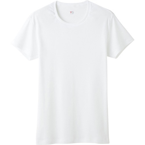 YG 紳士クルーネックTシャツ YV0013N ホワイト M(1枚入)