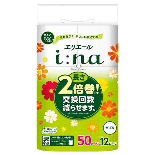 エリエール イーナ トイレットティシュー ダブル(12ロール)