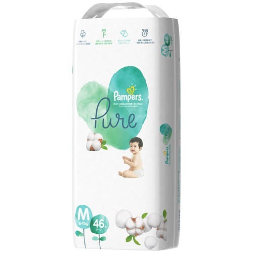 パンパース はじめての肌へのいちばん Pure M テープ(46枚)