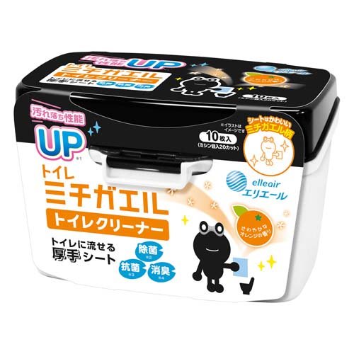 大王製紙 ミチガエル トイレクリーナー エリエール ミチガエル トイレクリーナー 本体 10枚