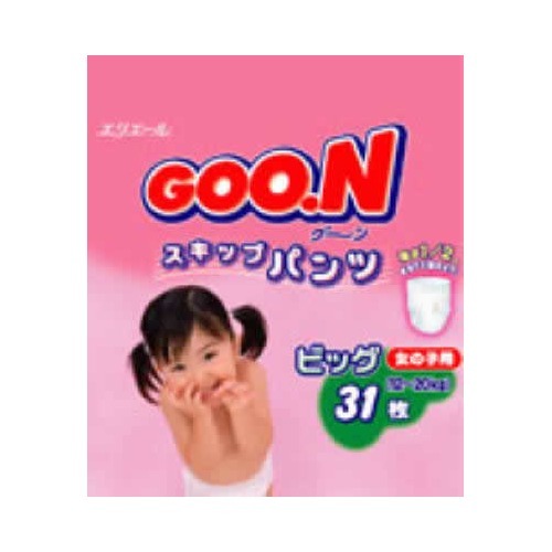 楽天市場】大王製紙 グーン スキップパンツ ビッグサイズ 女の子 46枚