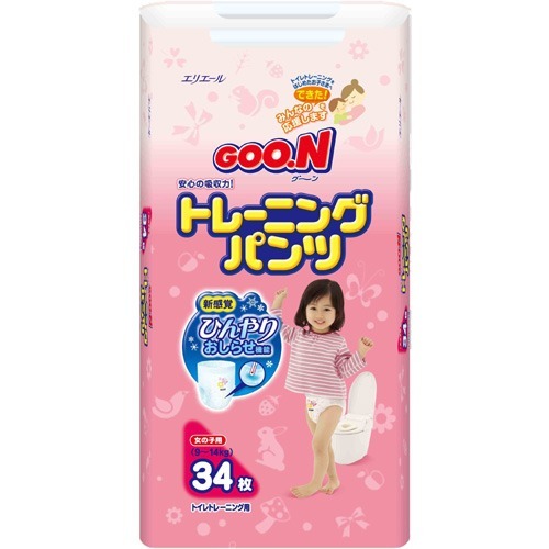 グーン　女の子用パンツ　Ｌ58×6 楽天市場】大王製紙 グーン トレーニングパンツ 女の子用(34枚入