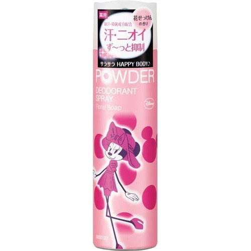 【10本セット】マンダム ハッピーデオ デオドラントミスト 花せっけん 80ml 楽天市場】マンダム マンダム ハッピーデオ デオドラントミスト 花