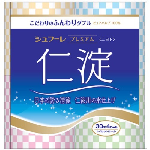 シュフーレ プレミアム 仁淀 ダブル(30m*4ロール)