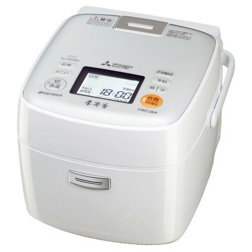 Mitsubishi NJ-AWA10-W 炊飯器　本炭釜　白真珠　5.5合 Amazon.co.jp: 三菱 IHジャー炊飯器（5.5合炊き） 白真珠
