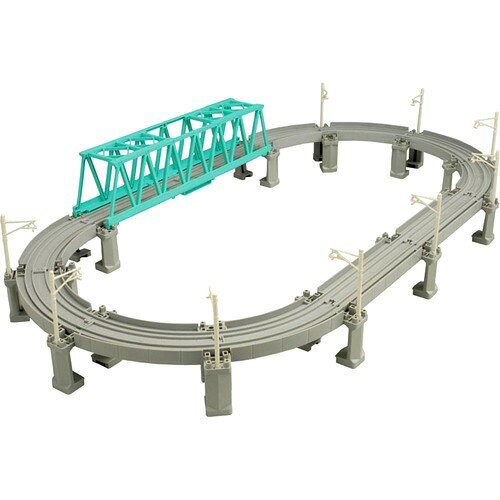 楽天市場】タカラトミー プラレール 駅とつながる高架トンネルレール 